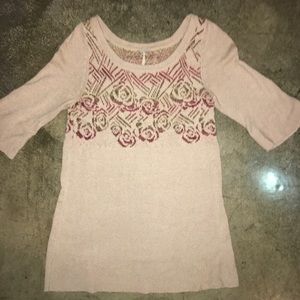 Free People long fall sweater